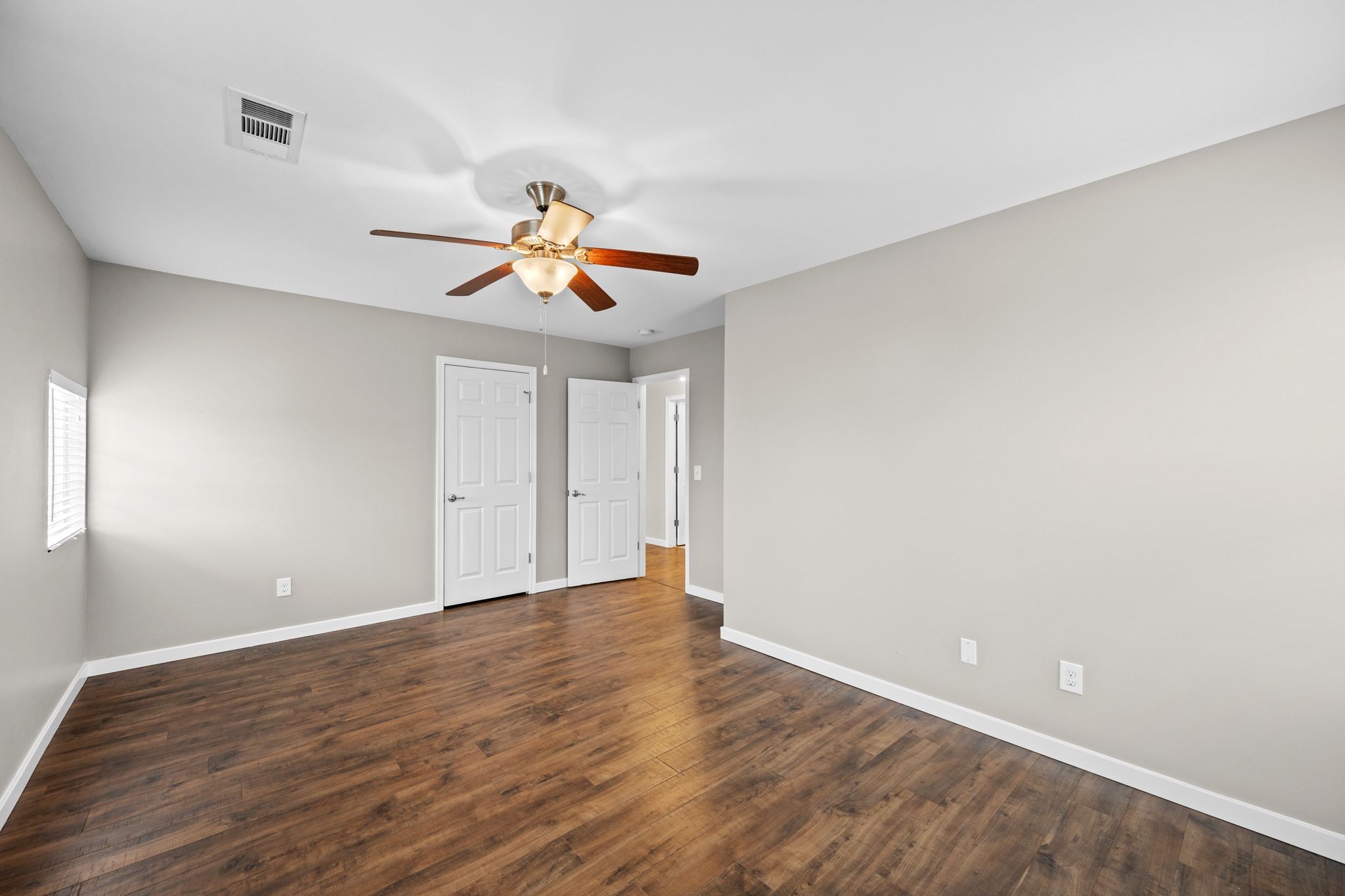 2569 Jordan Ridge Drive Nashville, TN 37218 - Photo 36 of 46 a view of an empty room with window and a ceiling fan