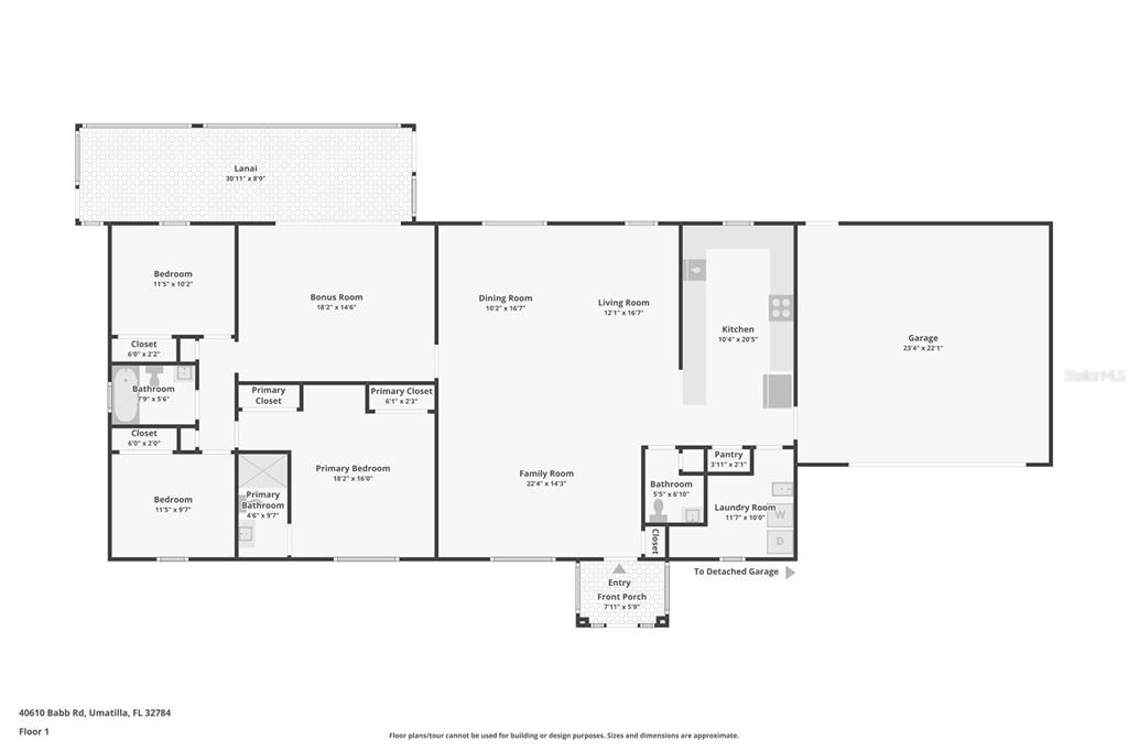 40610 Babb Road Umatilla, FL 32784 - Photo 43 of 45 a picture of a bathroom with a shower
