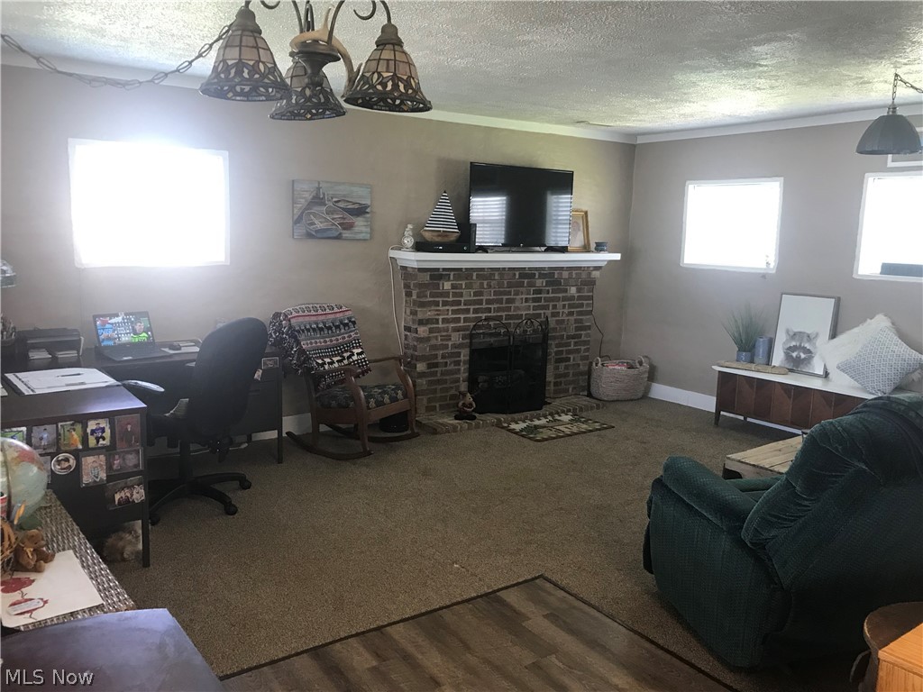 100 16th Street Vienna, WV 26105 - Photo 25 of 34 Living room with Fire Place