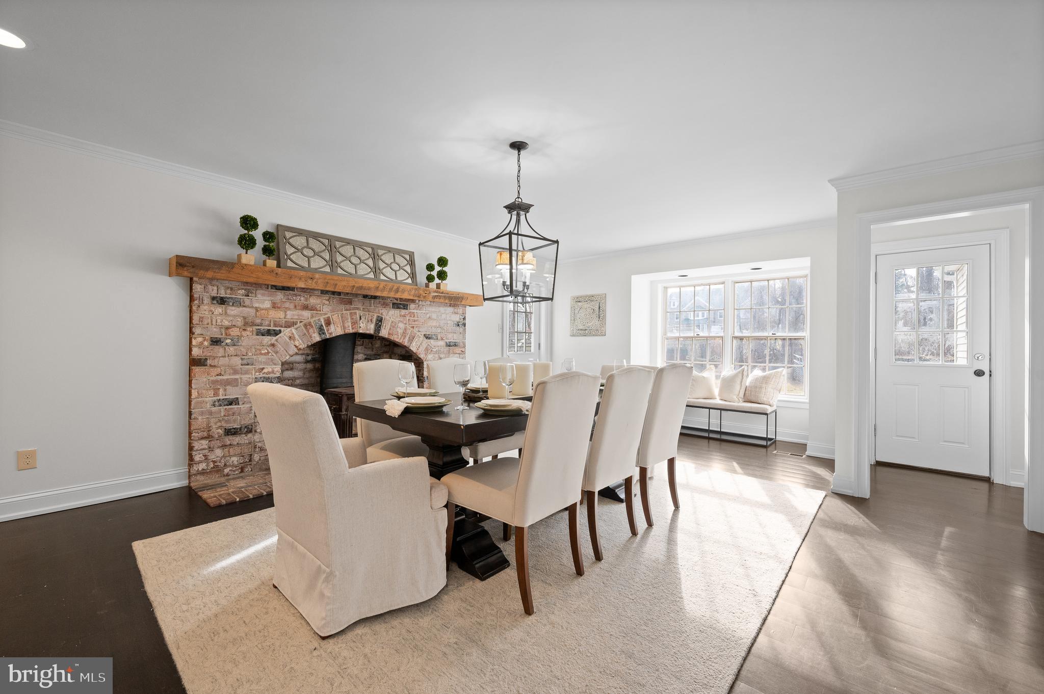 115 Jaffrey Road Malvern, PA 19355 - Photo 11 of 46 a dining room with furniture a chandelier and wooden floor