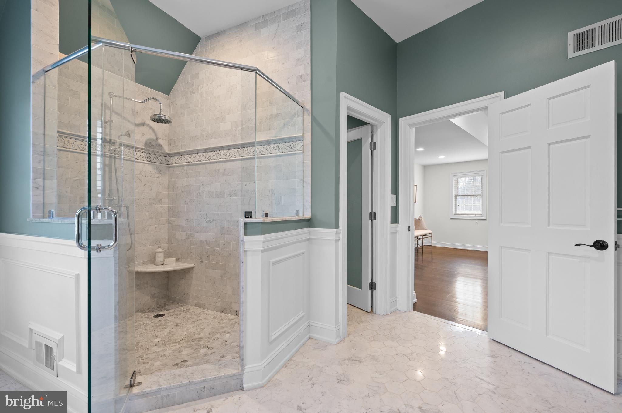 115 Jaffrey Road Malvern, PA 19355 - Photo 24 of 46 a bathroom with a shower and a toilet