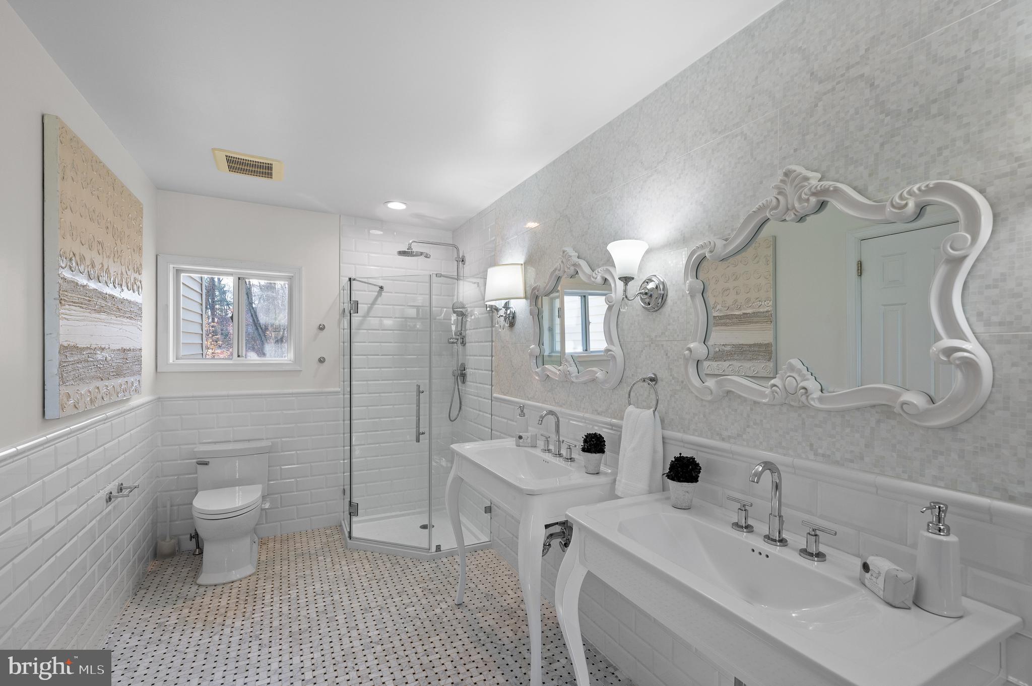 115 Jaffrey Road Malvern, PA 19355 - Photo 31 of 46 a bathroom with a double vanity sink toilet and shower