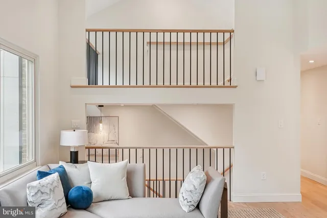 a bathroom with a tub and a sink