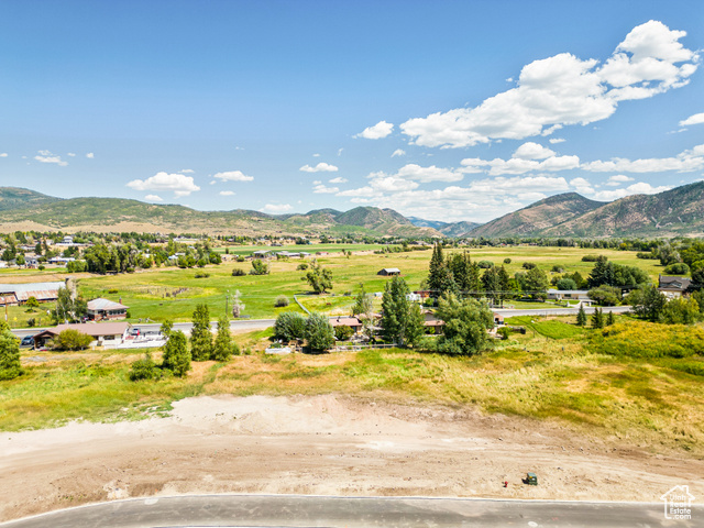 Mountain view featuring rural landscape