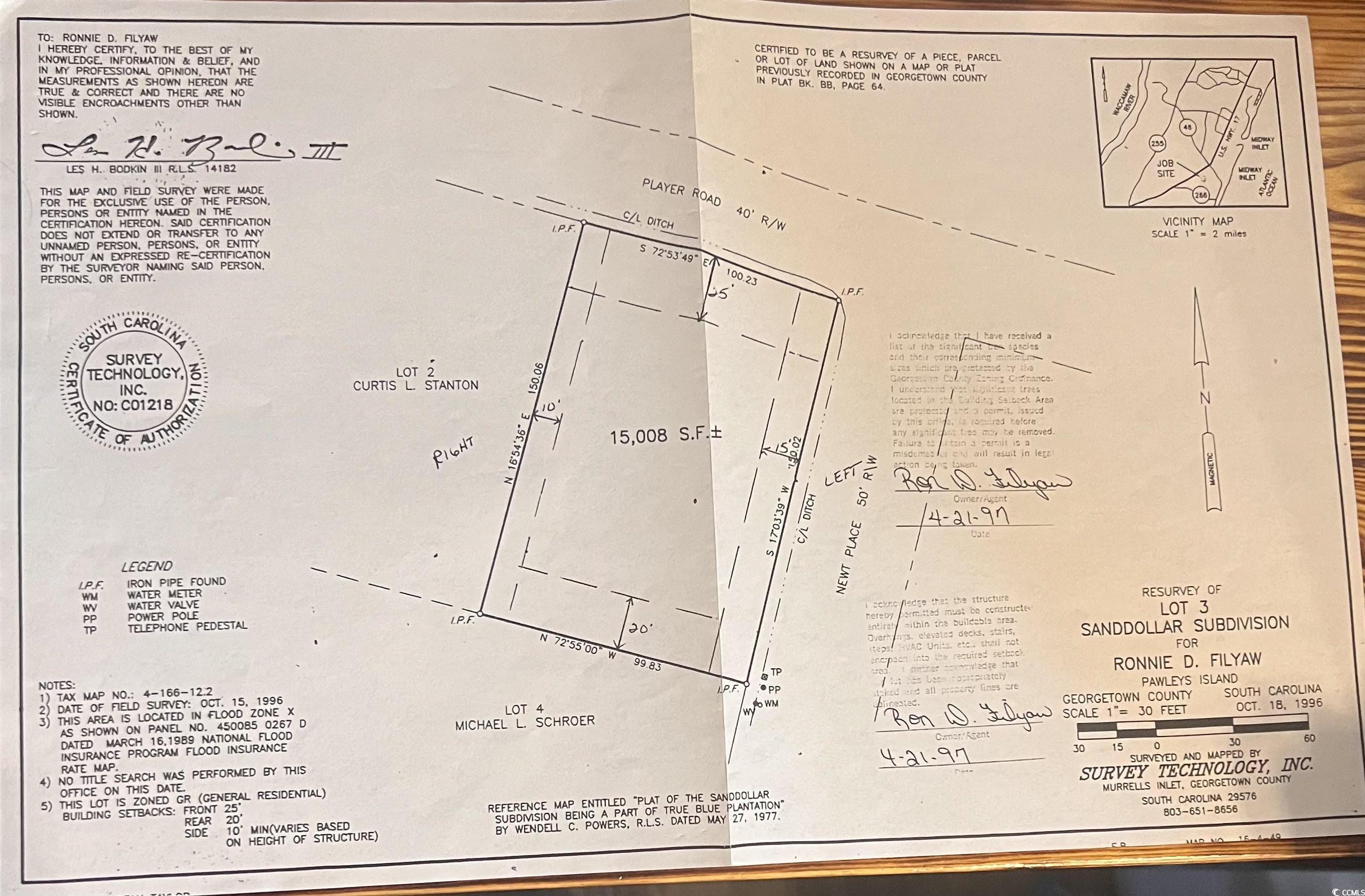 Survey map / technical document