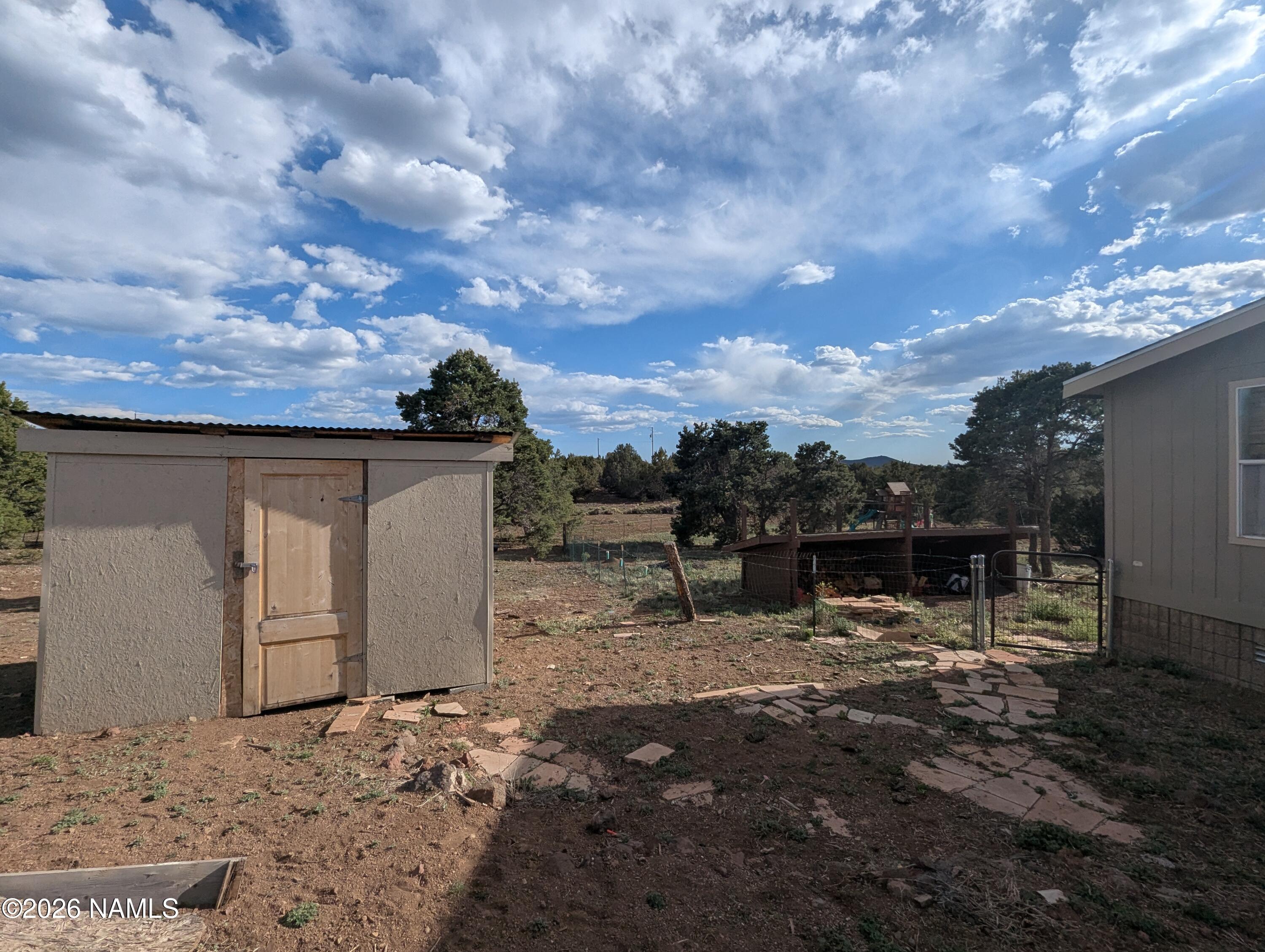 2186 East Clear Point Way Williams, AZ 86046 - Photo 35 of 43 a view of a backyard