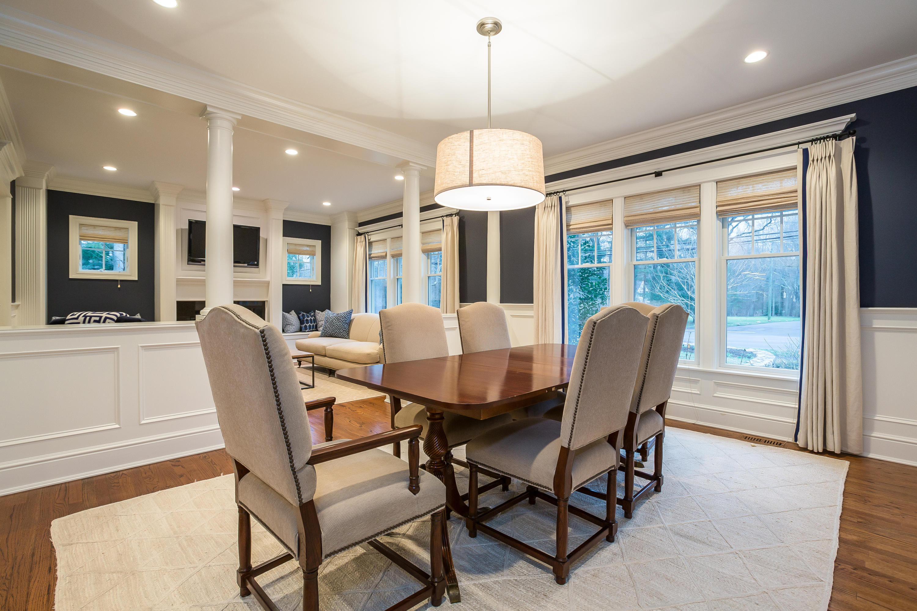 305 Middlesex Road Darien, CT 06820 - Photo 11 of 35 a view of a dining room with furniture window and outside view