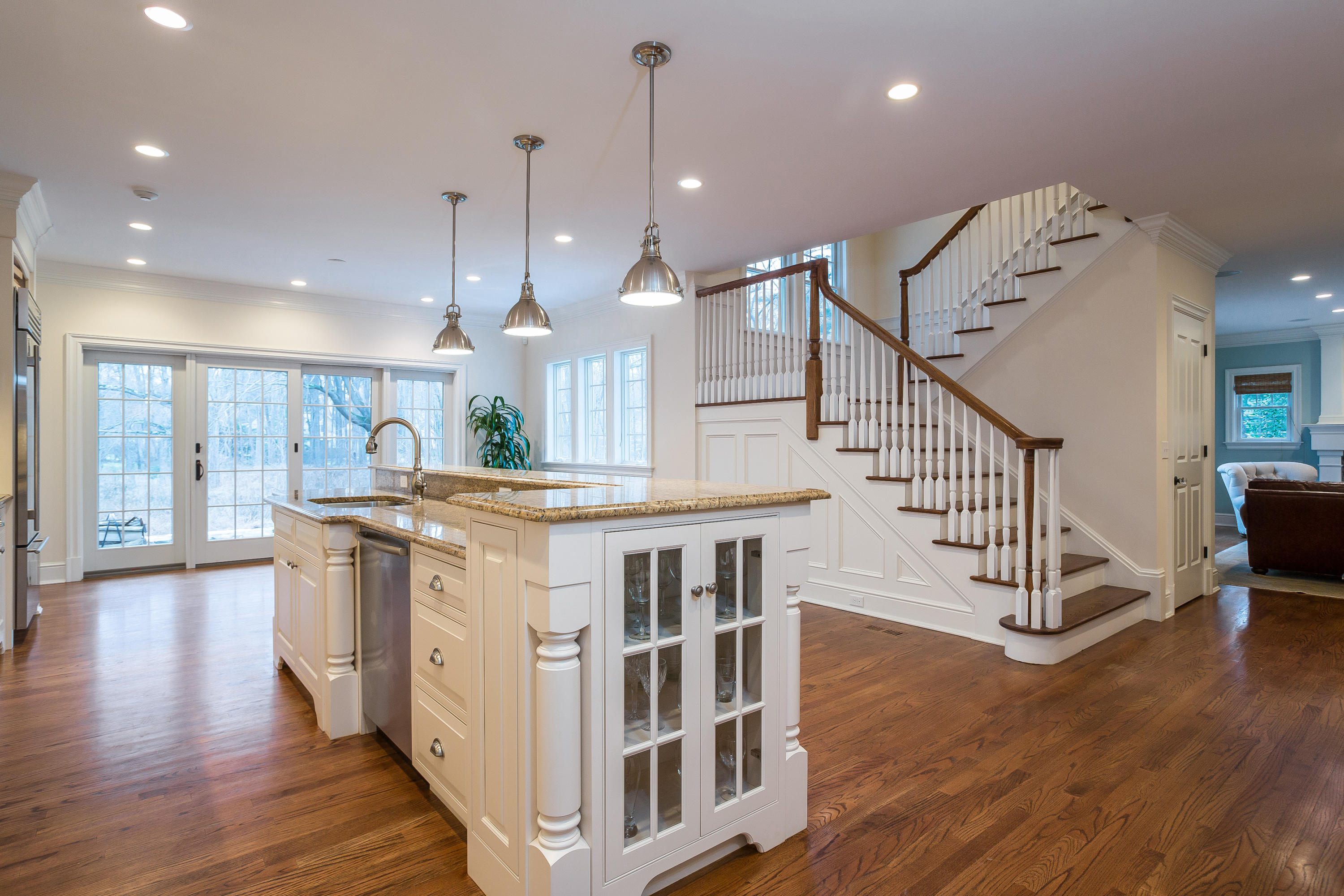 305 Middlesex Road Darien, CT 06820 - Photo 5 of 35 a kitchen with stainless steel appliances granite countertop a stove and a wooden floors