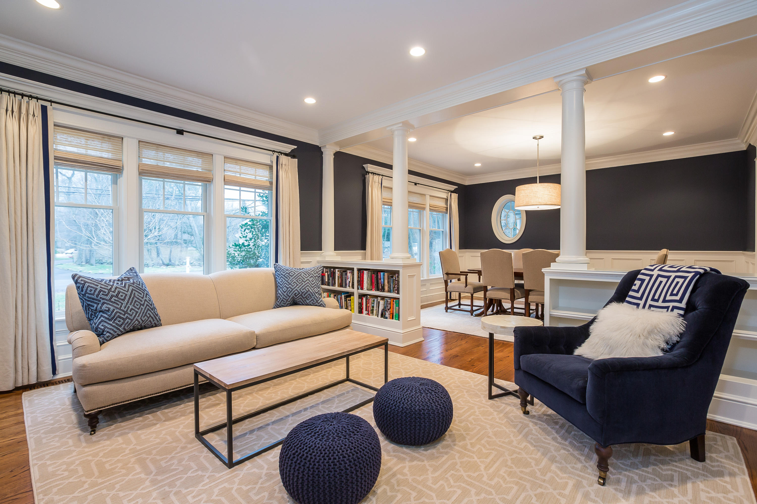 305 Middlesex Road Darien, CT 06820 - Photo 10 of 35 a living room with furniture and a large window