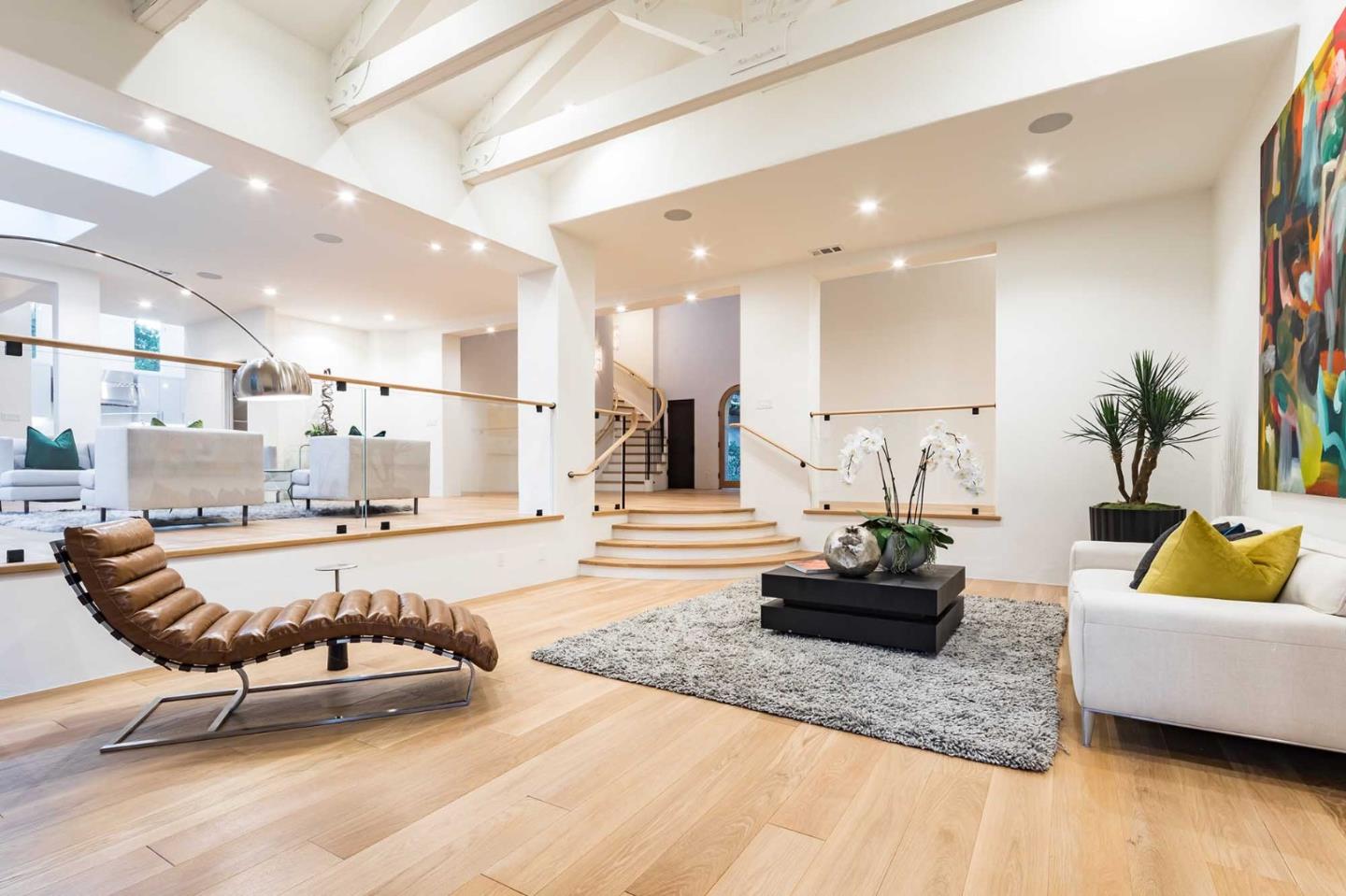 953 Roble Ridge Road Palo Alto, CA 94306 - Photo 13 of 50 a living room with kitchen and furniture