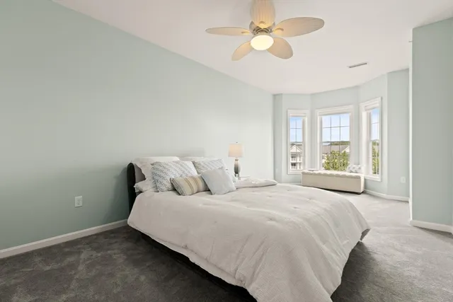 a bathroom with a sink a potted plant and a mirror