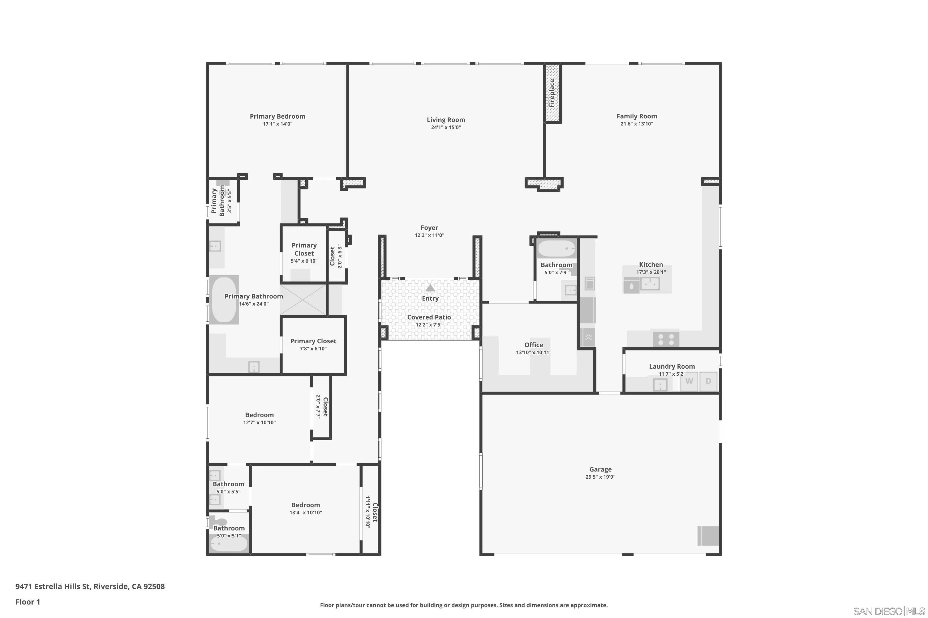 9471 Estrella Hills Street Riverside, CA 92508 - Photo 28 of 43 a picture of floor plan