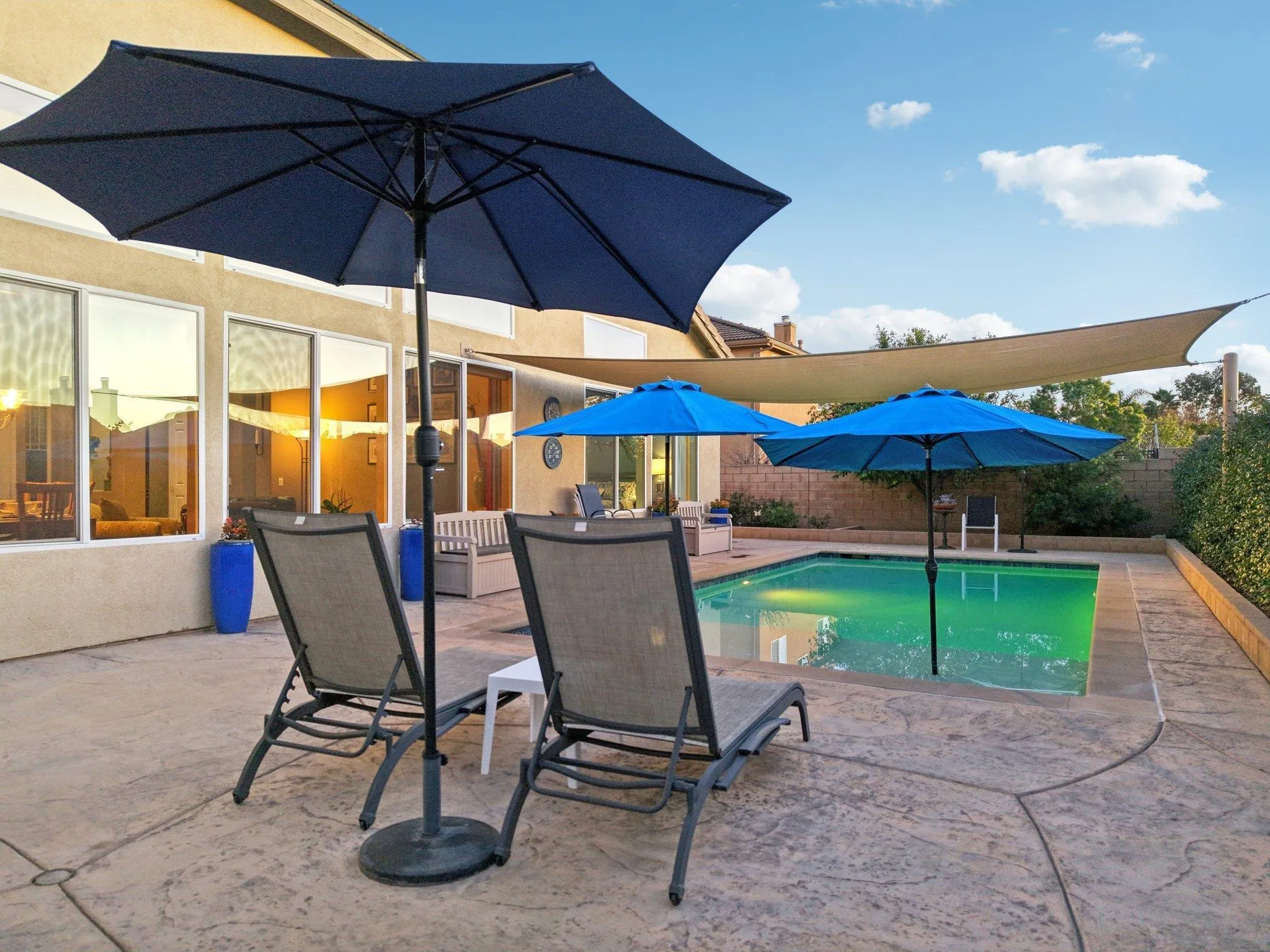 9471 Estrella Hills Street Riverside, CA 92508 - Photo 34 of 43 a view of a chair and table in the patio