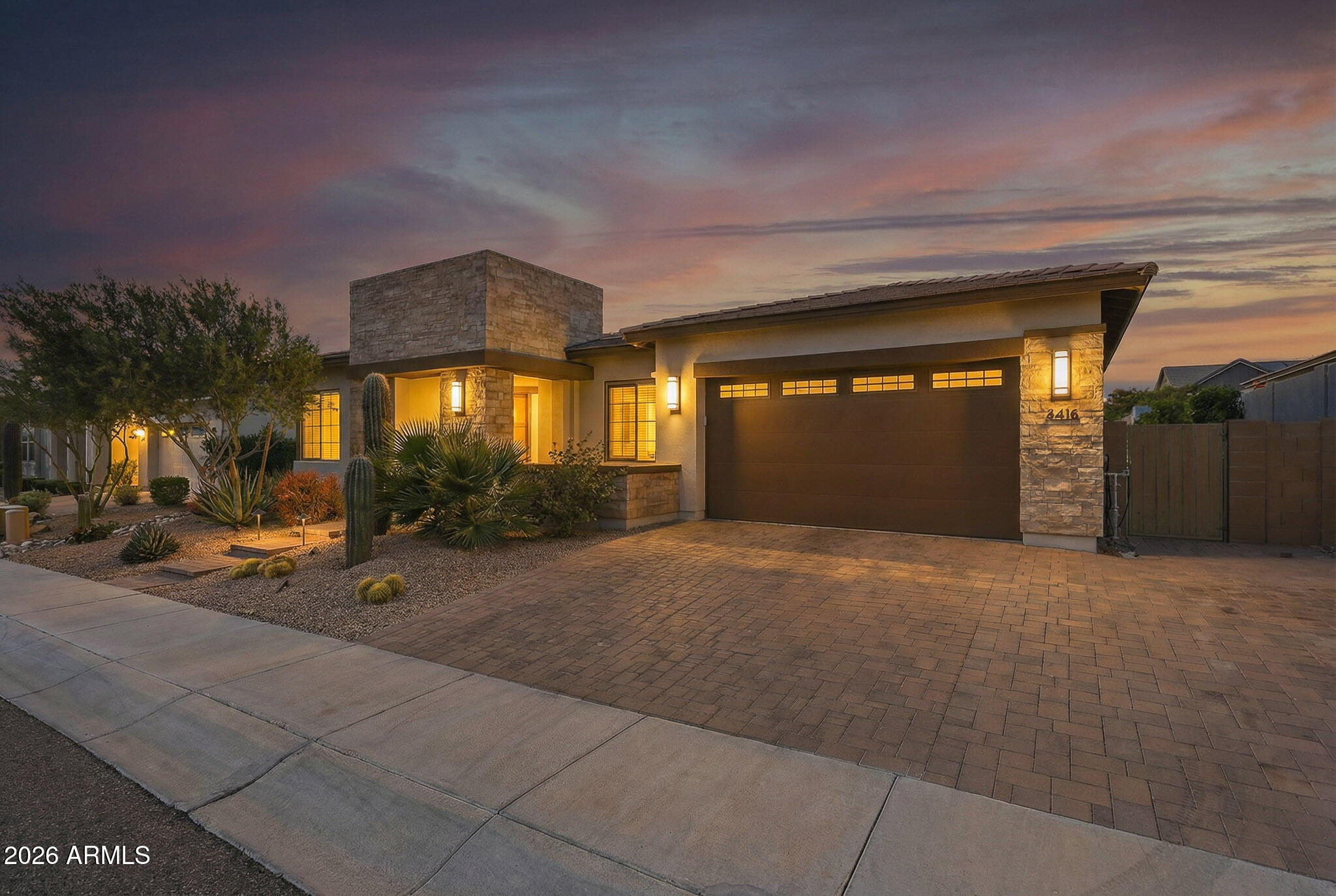 4416 East Roy Rogers Road Cave Creek, AZ 85331 - Photo 46 of 50 Exterior Twlight