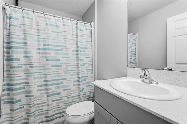 a view of livingroom with shelves