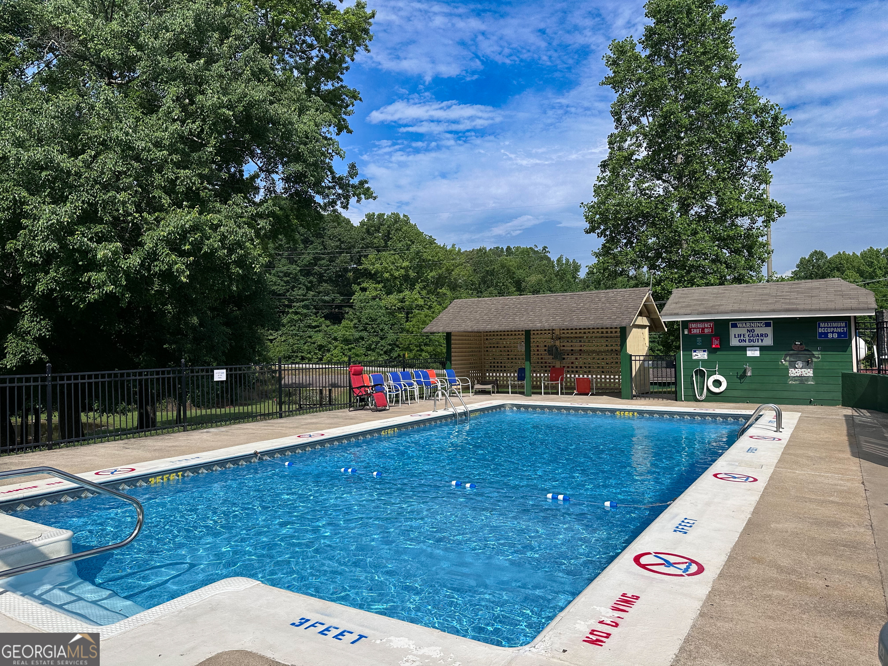 68 Nomad Trail Cleveland, GA 30528 - Photo 16 of 20 a view of a swimming pool with a patio