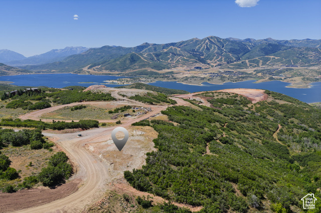 1705 East Wrangler Loop Kamas, UT 84036 - Photo 13 of 16 Aerial view of a water and mountain view