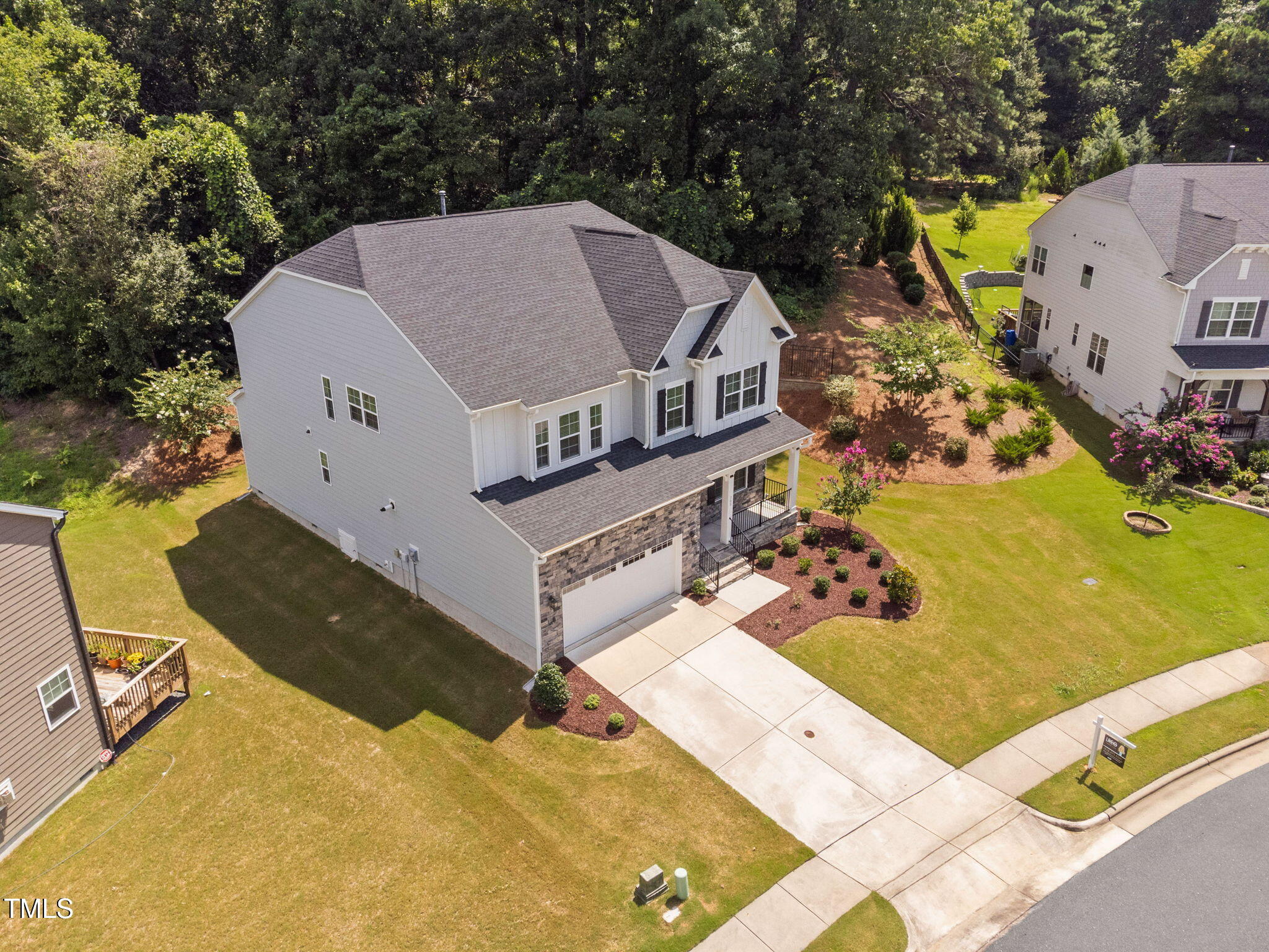 705 Blue Pointe Path Apex, NC 27523 - Photo 37 of 39 an aerial view of a house