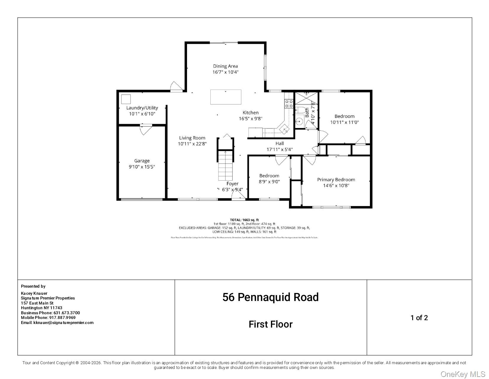 56 Pennaquid Road Coram, NY 11727 - Photo 3 of 4 First Floor