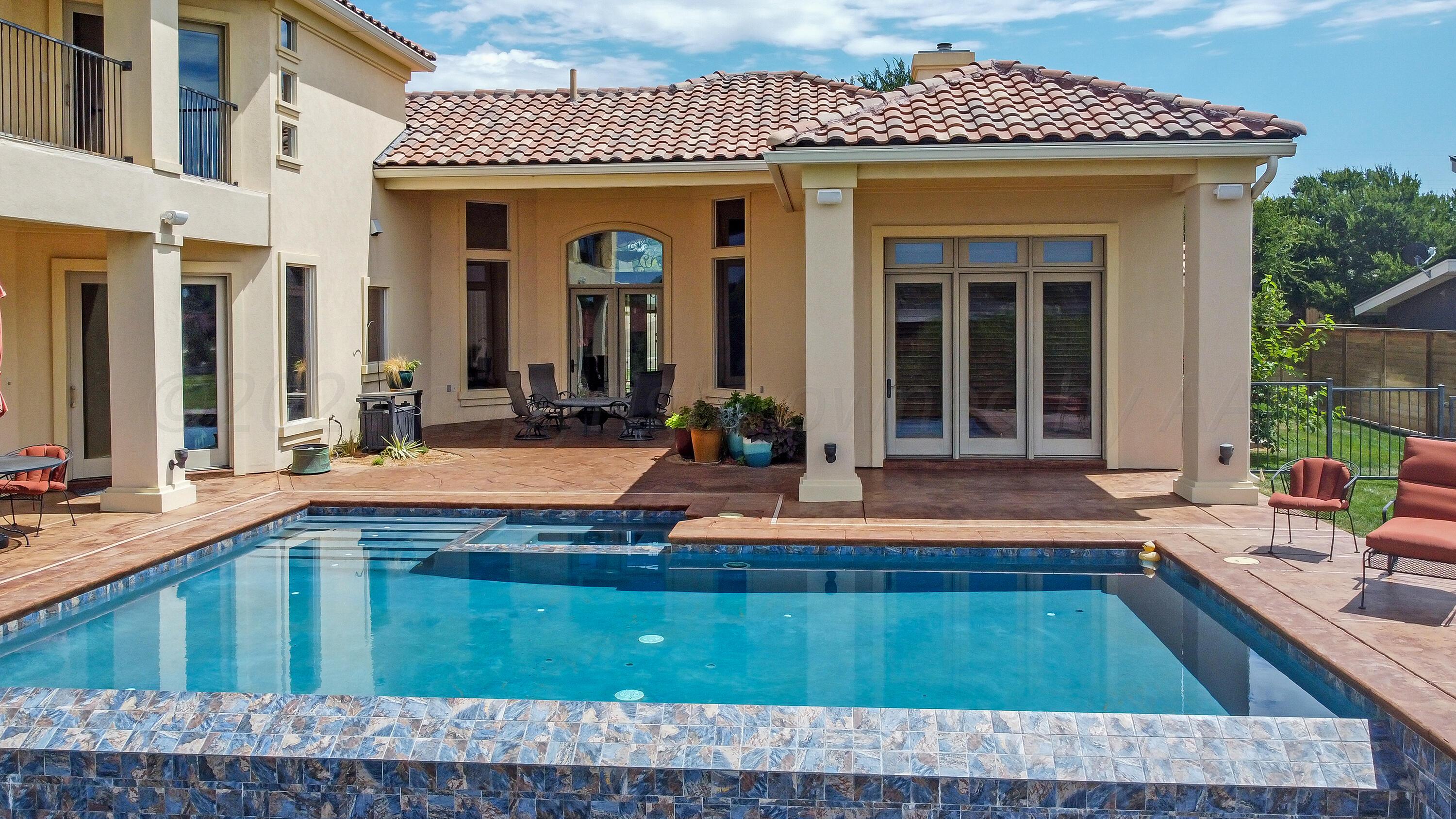 13 Prestwick Lane Amarillo, TX 79124 - Photo 4 of 51 54-Back of Property Swimming Pool