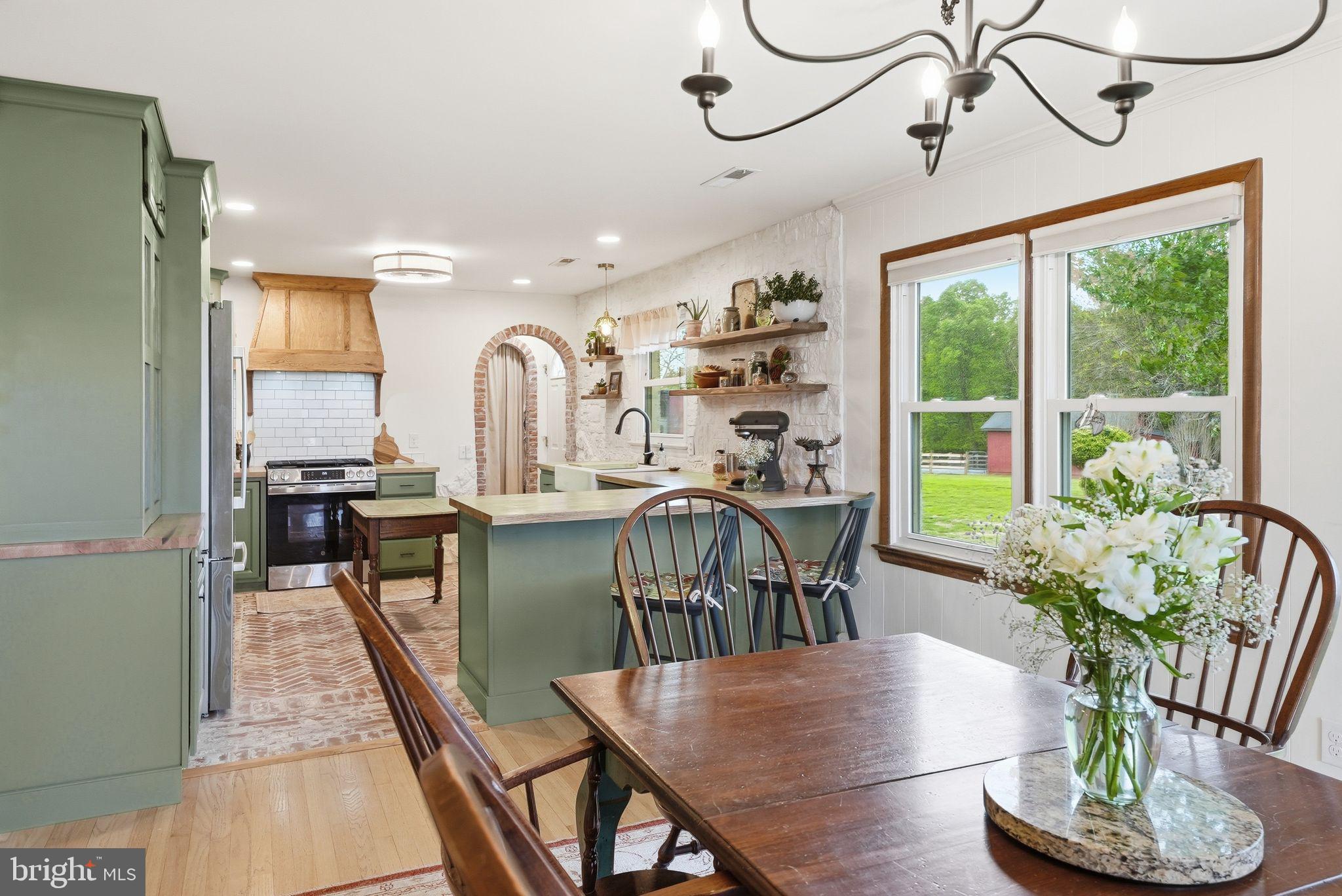 481 James City Road Leon, VA 22725 - Photo 23 of 88 a view of a dining room with furniture window and wooden floor