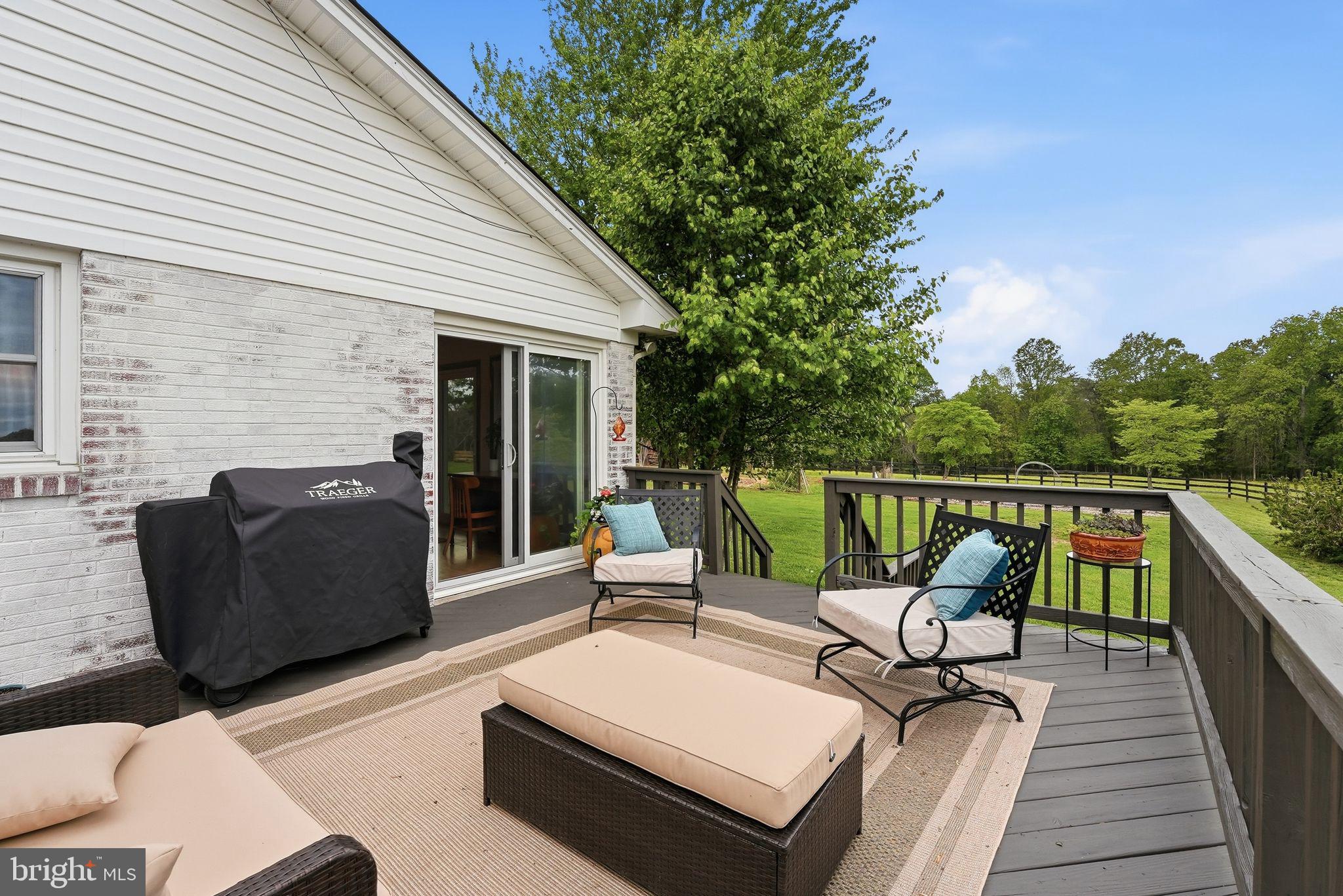 481 James City Road Leon, VA 22725 - Photo 46 of 88 a balcony with furniture and a potted plant