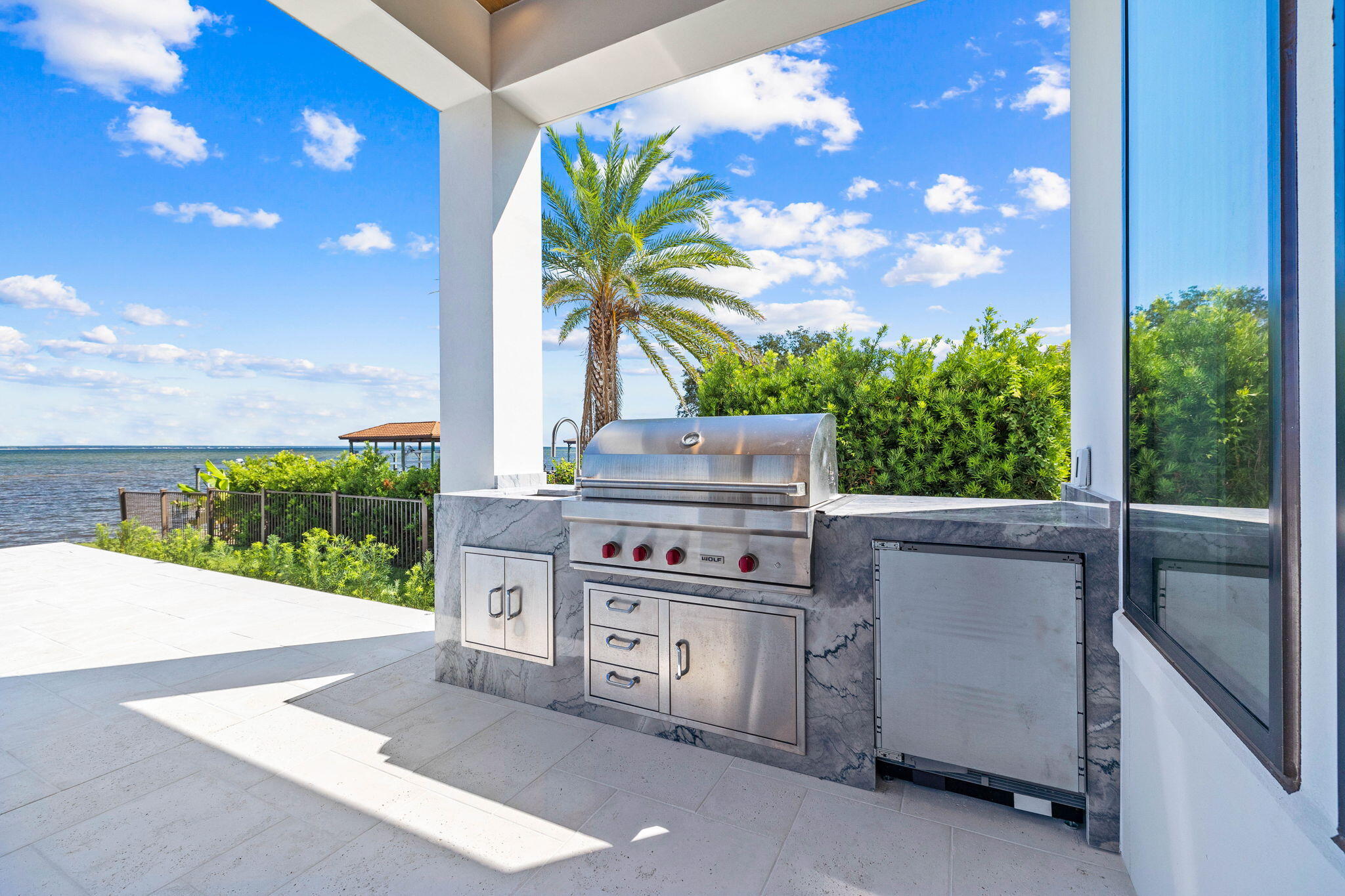 480 Captains Circle Destin, FL 32541 - Photo 54 of 63 a view of a kitchen with a sink and a yard