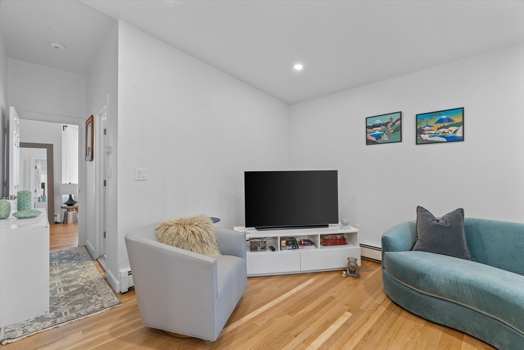 402 East 7th Street, Unit 2 Boston, MA 02127 - Photo 2 of 19 a living room with furniture and a flat screen tv