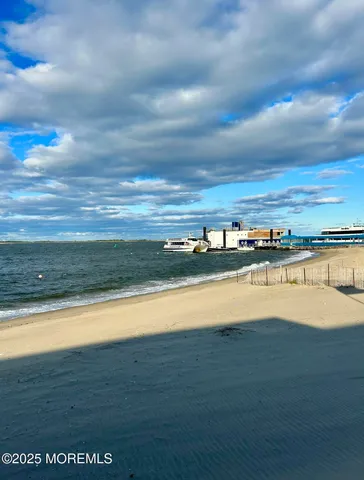 a view of an ocean and beach