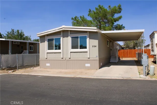 a view of a house with a outdoor space