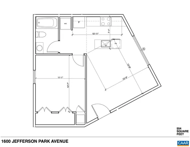 $2,240 | 1600 Jefferson Park Avenue, Unit 303, Charlottesville, VA 22903