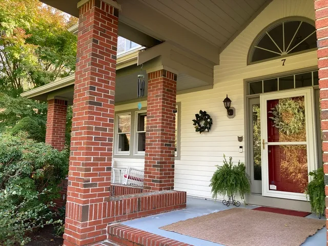 a view of a house with a balcony