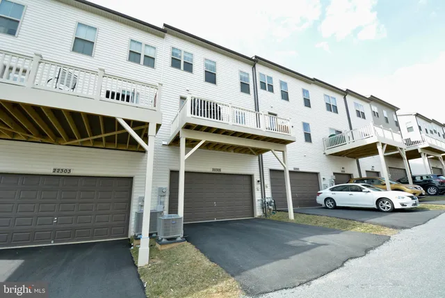 a car parked in front of a building