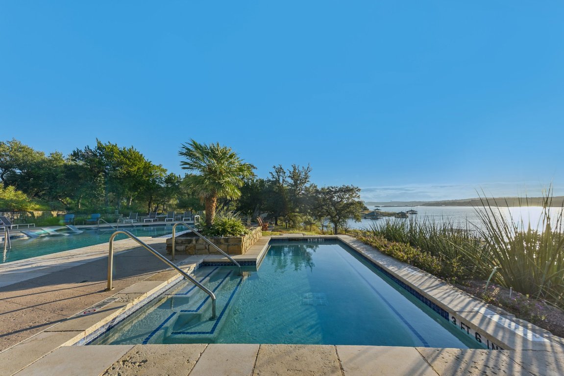 1101 Ivean Pearson Road, Unit E203 Lago Vista, TX 78645 - Photo 2 of 29 a view of a balcony with mountain view
