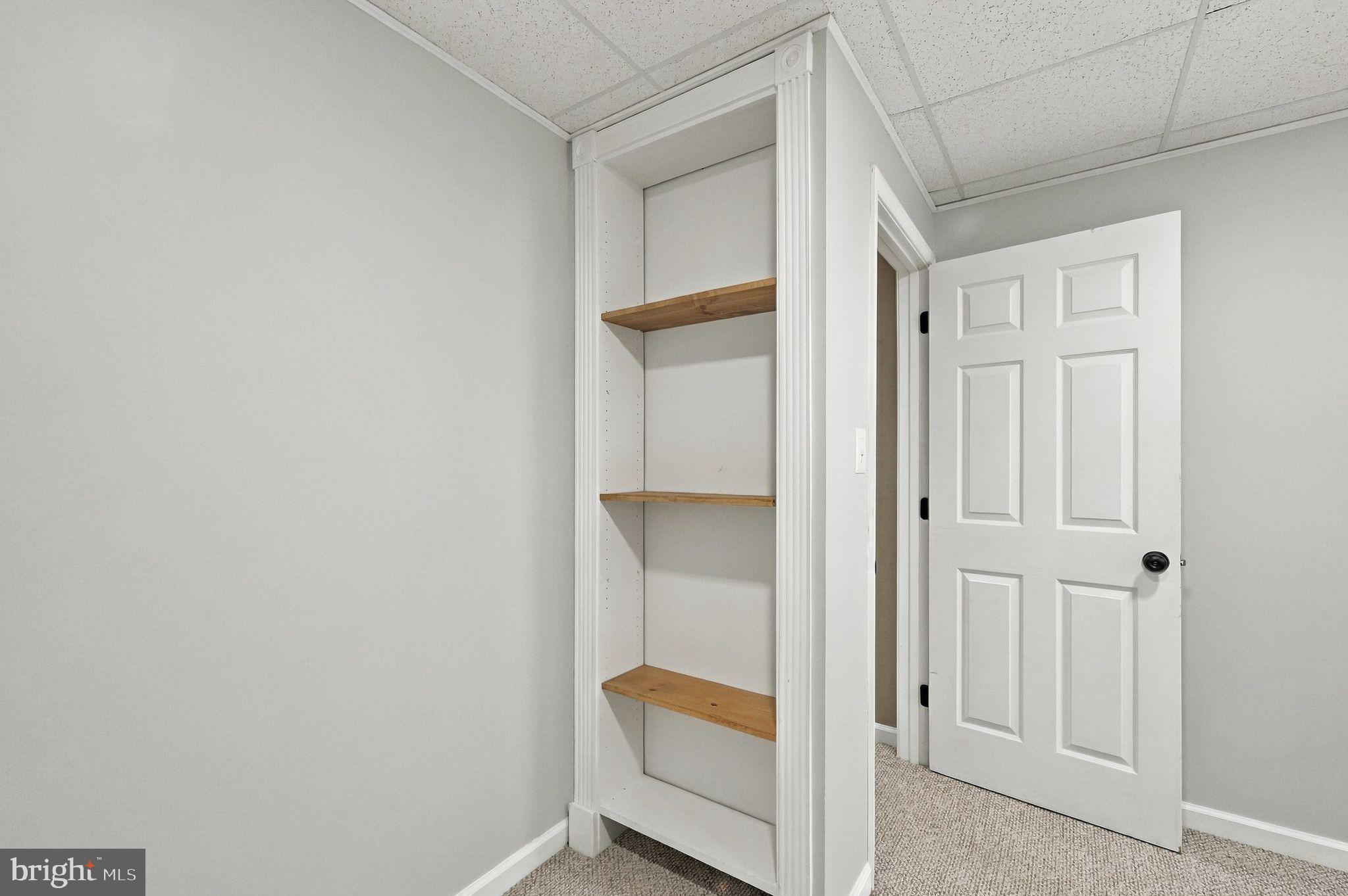 12095 Hazel River Road Rixeyville, VA 22737 - Photo 42 of 62 Lower Level: built in shelves in Office/Guest room
