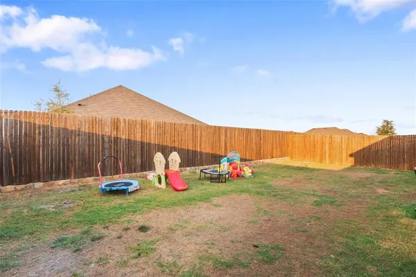 a backyard of a house