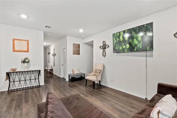 a workspace with furniture and window