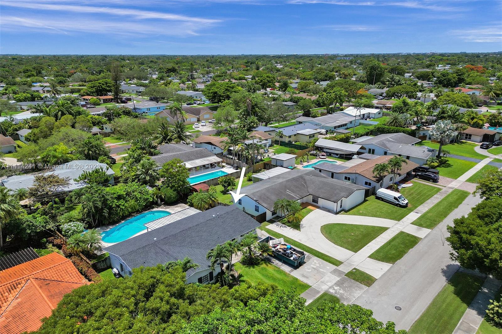 9020 Southwest 187th Terrace Cutler Bay, FL 33157 - Photo 42 of 55 an aerial view of multiple house