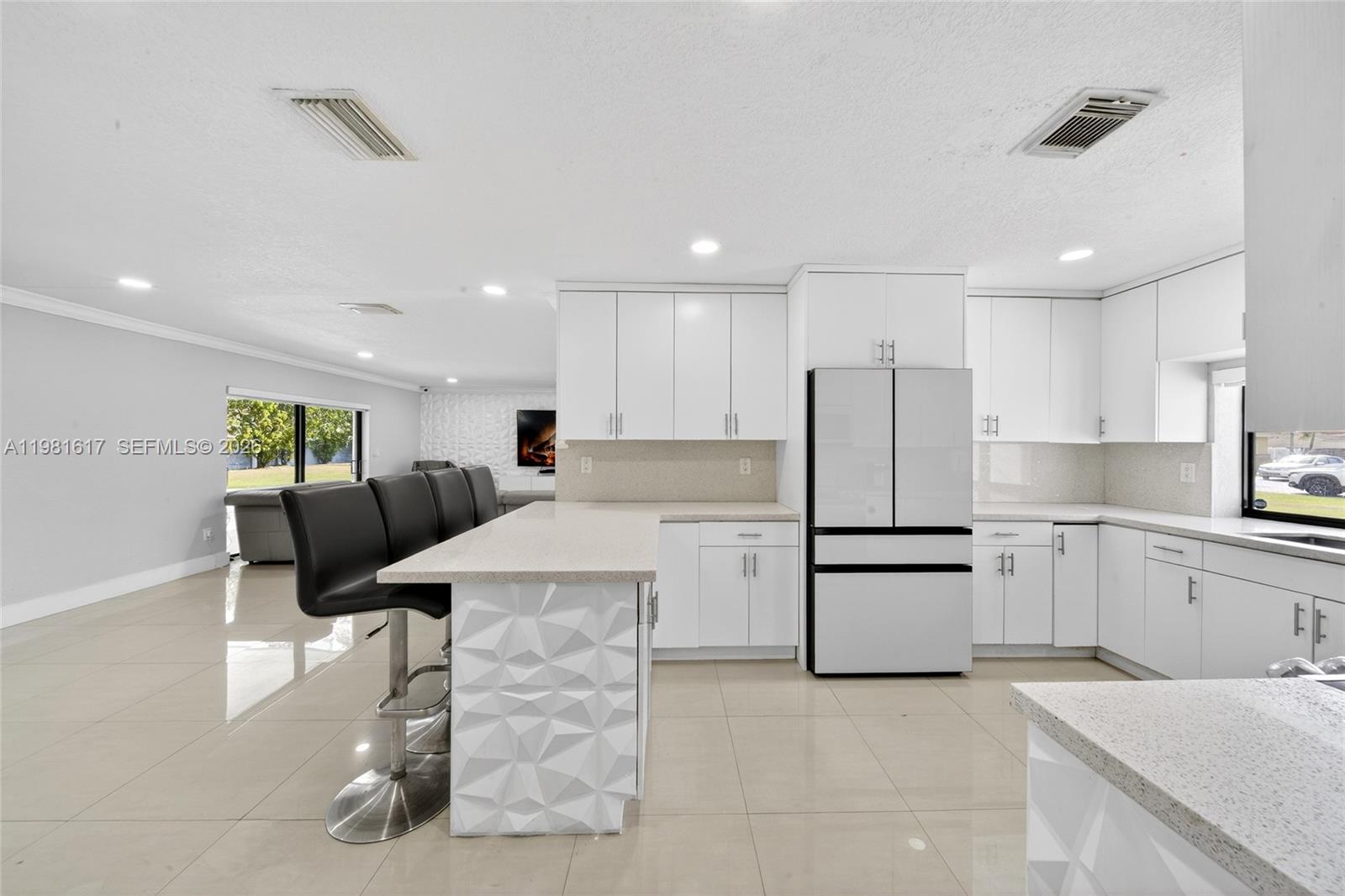 11951 Southwest 120th Terrace Miami, FL 33186 - Photo 23 of 55 a kitchen with a refrigerator and a sink