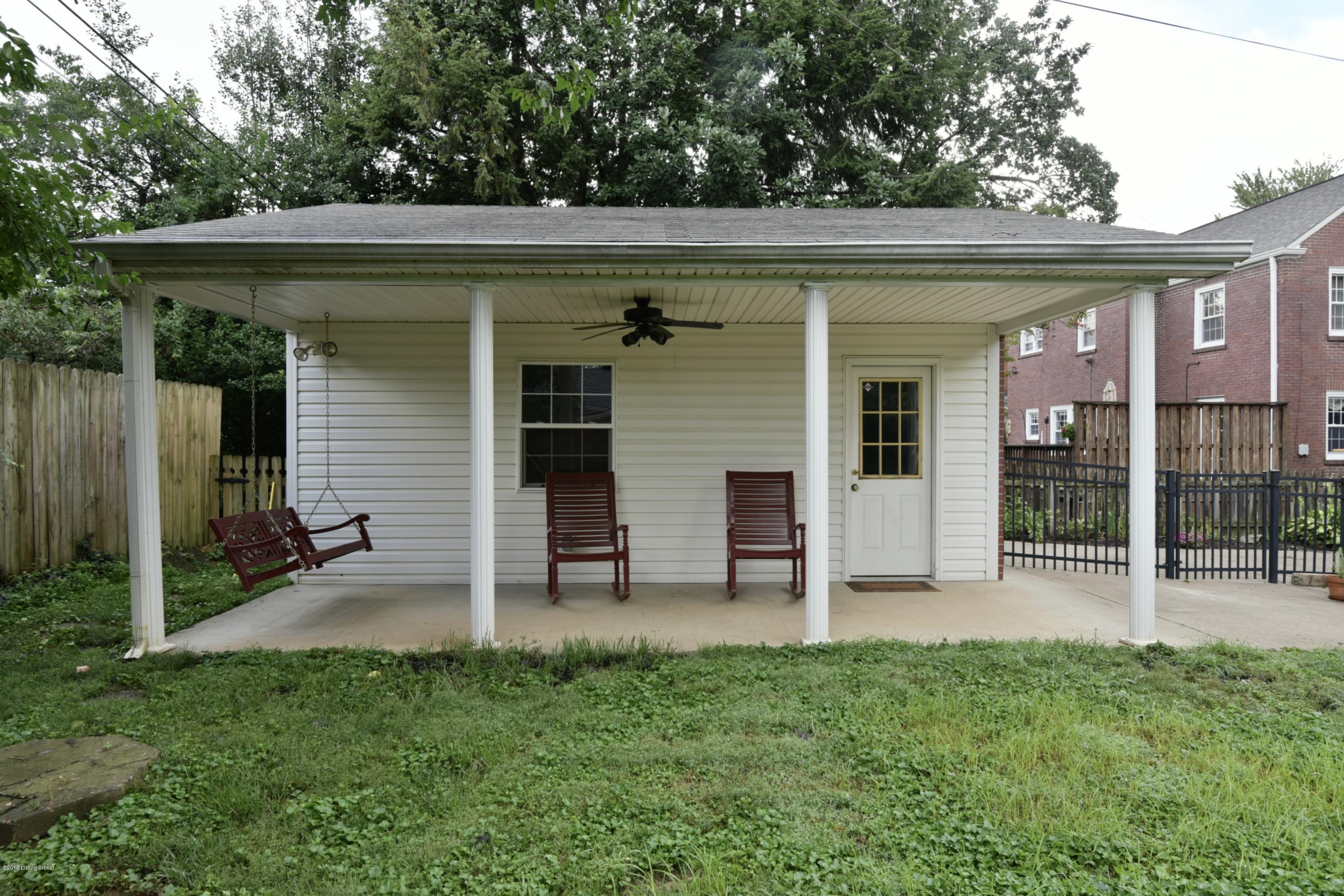 2614 Meadow Road Louisville, KY 40205 - Photo 30 of 33 Covered porch outside garage