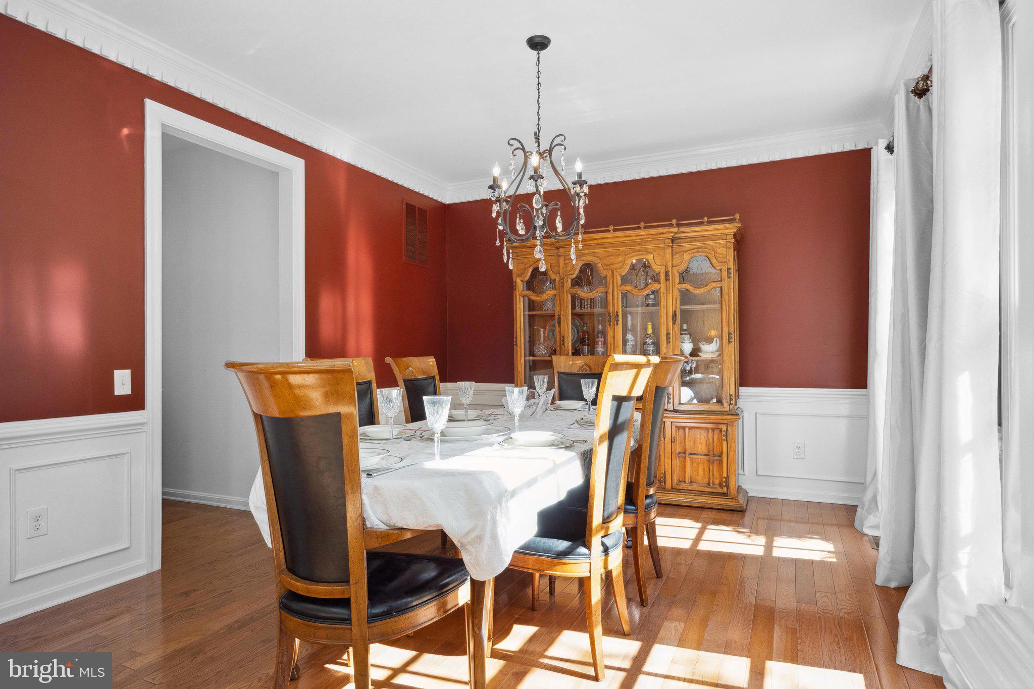 1615 Silver Birch Road Huntingdon Valley, PA 19006 - Photo 21 of 69 a view of a dining room with furniture and chandelier