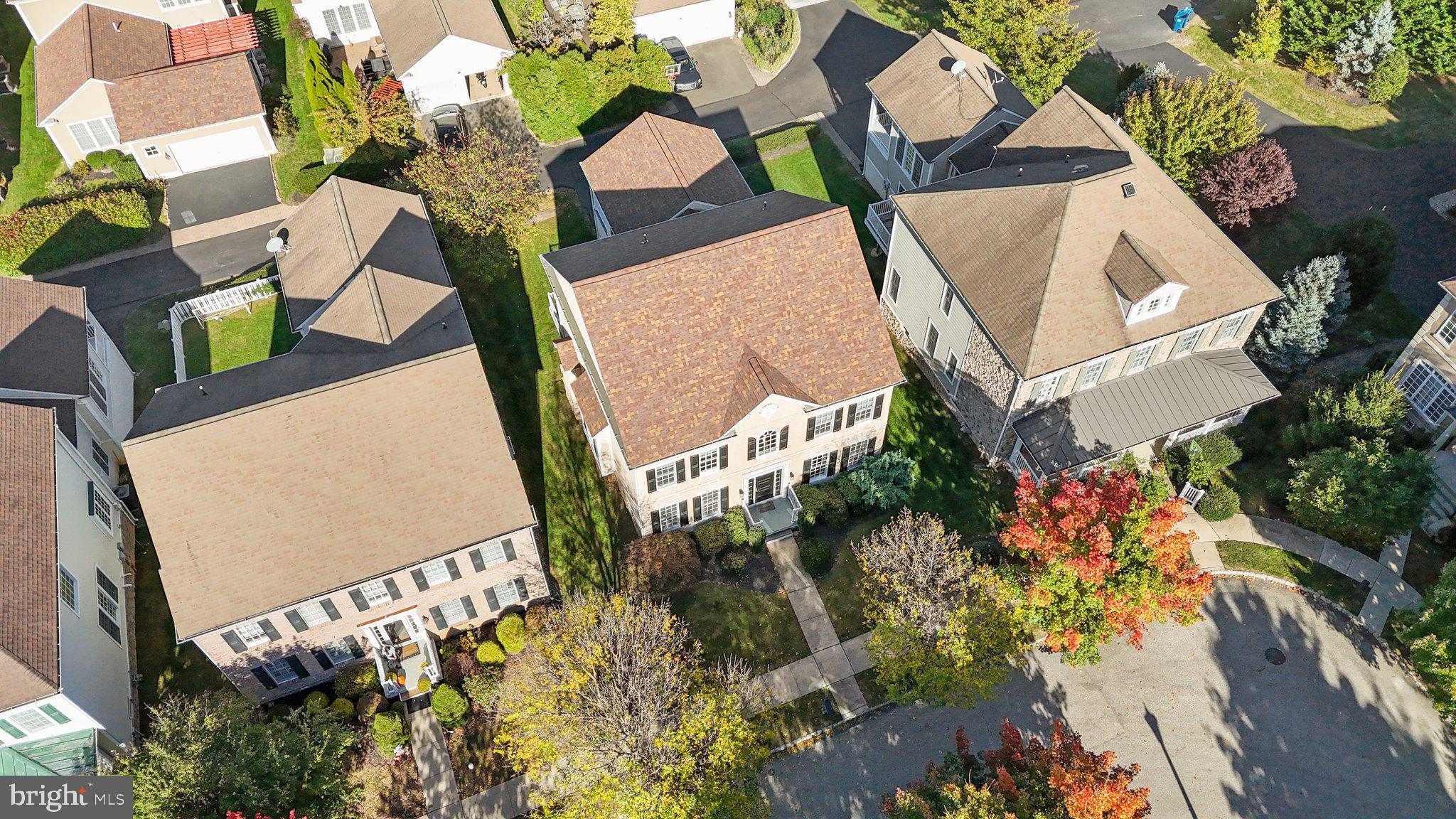 1615 Silver Birch Road Huntingdon Valley, PA 19006 - Photo 64 of 69 an aerial view of a house with a yard and potted plants