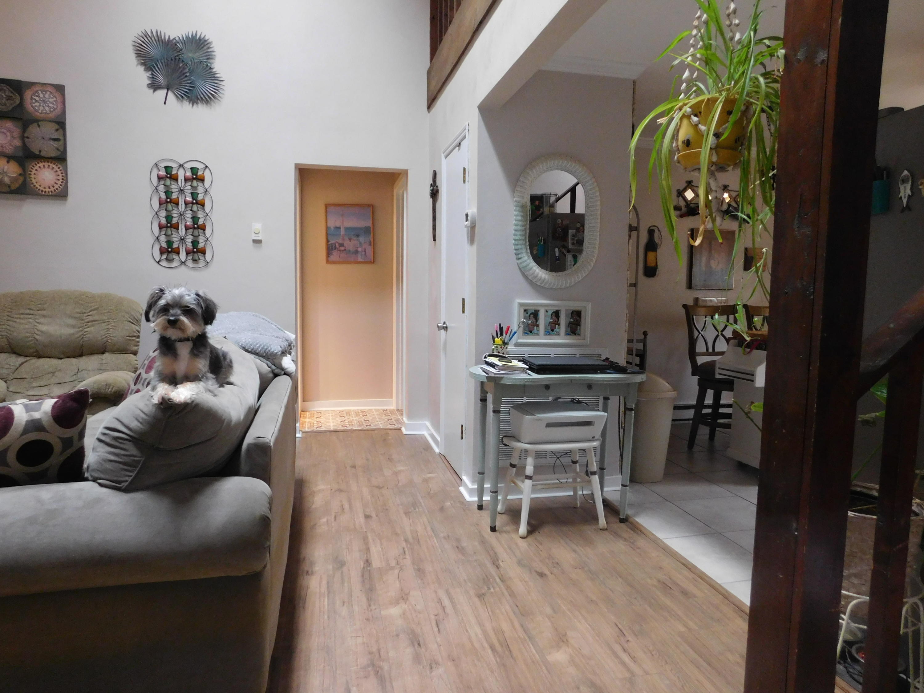 1463 Stripers Cove Road Goodview, VA 24095 - Photo 11 of 44 a living room with furniture and a wooden floor