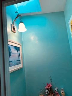 1463 Stripers Cove Road Goodview, VA 24095 - Photo 28 of 44 a bathroom with a shower and a table