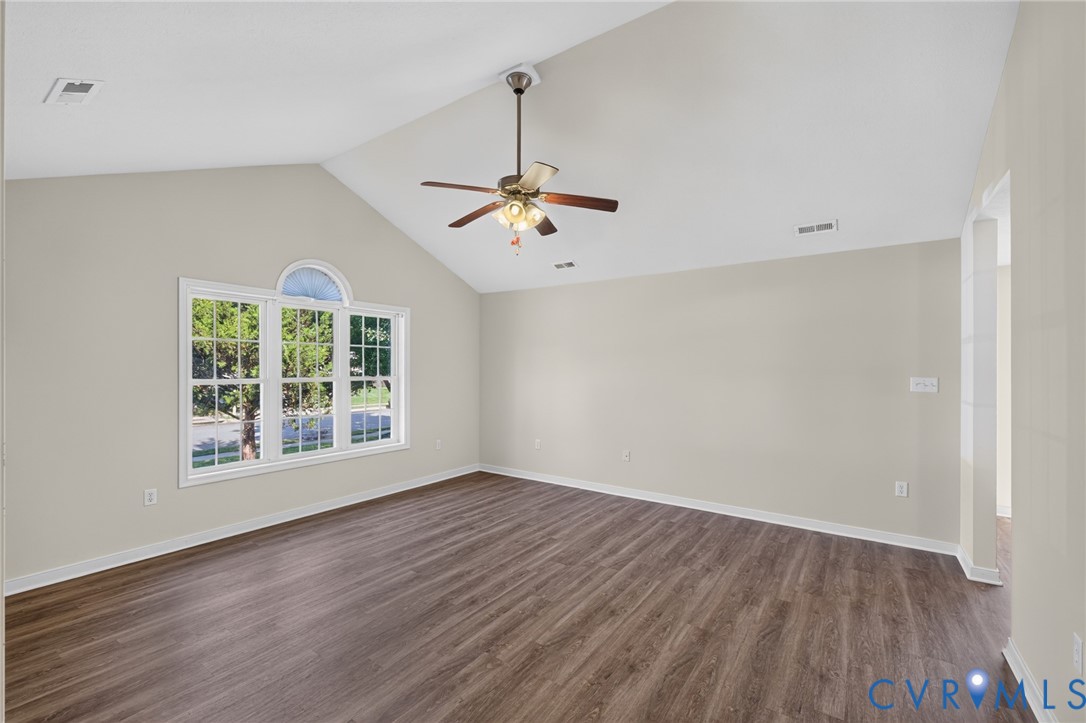 Great Natural Light via Large Window with an Arche