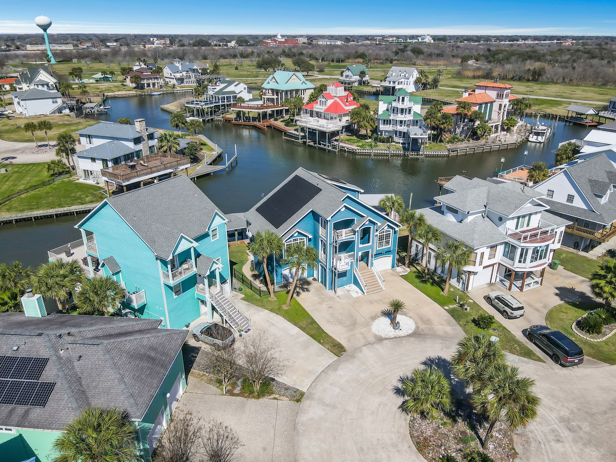 900 Southwind Port Arthur, TX 77640 - Photo 38 of 38 an aerial view of a house with a lake view