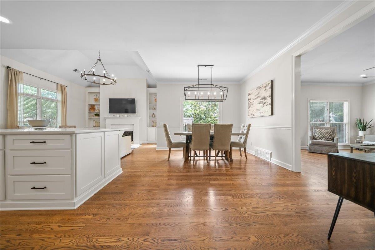 1876 Liles Lane Collierville, TN 38017 - Photo 5 of 36 Hardwood flooring extending through multiple bright living spaces