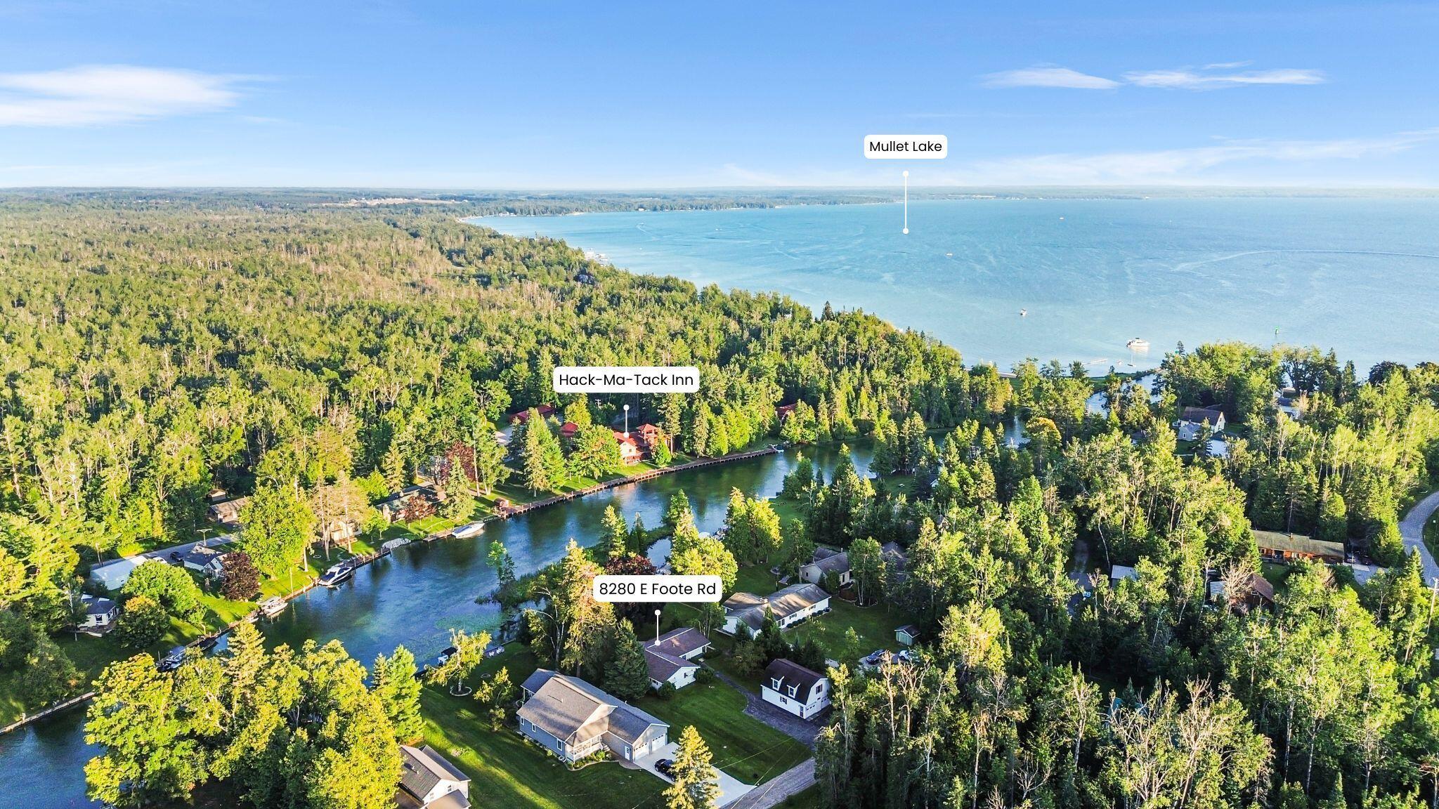 8280 East Foote Road Cheboygan, MI 49721 - Photo 5 of 49 Aerial