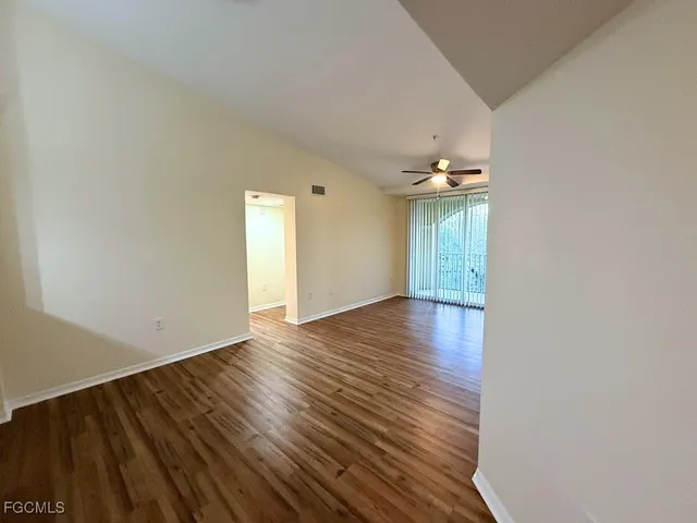 wooden floor in an empty room