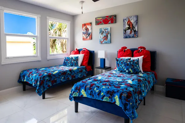 a room with storage and utility room